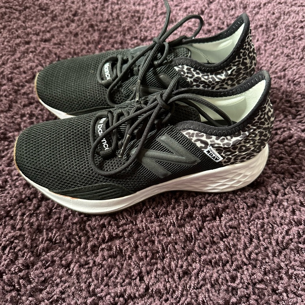 New Balance Black and Gray Kids Sneakers